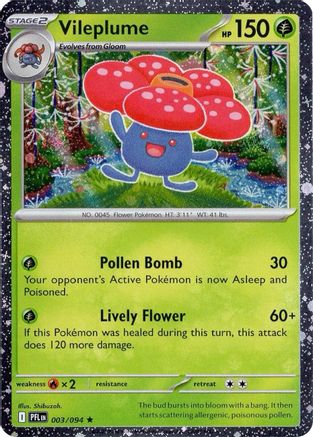 [PKM] Vileplume (Cosmos Holo) - 3/null [Miscellaneous Cards & Products] Holofoil