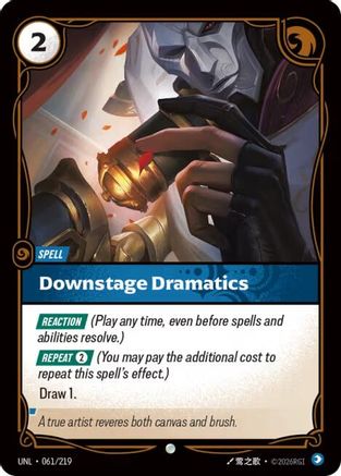 [RFB] Downstage Dramatics (Foil) (061/219) - Unleashed
