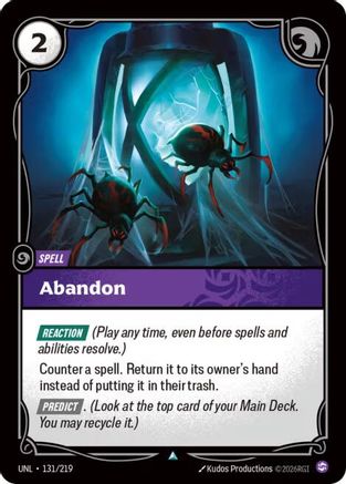 [RFB] Abandon (Foil) (131/219) - Unleashed