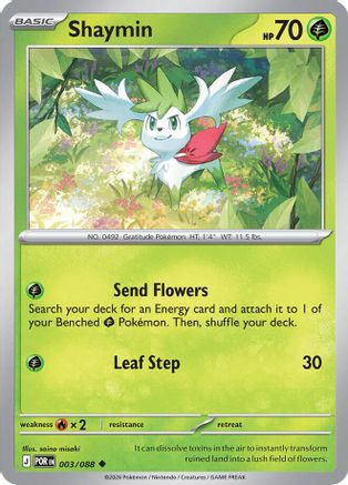 [PKM] Shaymin 003  ME03 Perfect Order - Uncommon