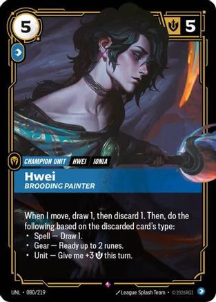 [RFB] Hwei - Brooding Painter (Foil) (080/219) - Unleashed