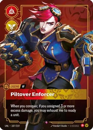 [RFB] Vi - Piltover Enforcer (Foil) (187/219) - Unleashed