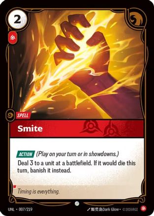 [RFB] Smite (Foil) (007/219) - Unleashed