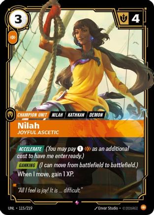 [RFB] Nilah - Joyful Ascetic (Foil) (115/219) - Unleashed