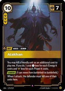 Atakhan (170/219) - Unleashed Foil