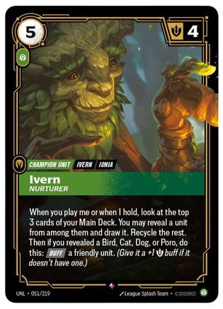 [RFB] Ivern - Nurturer (Foil) (051/219) - Unleashed