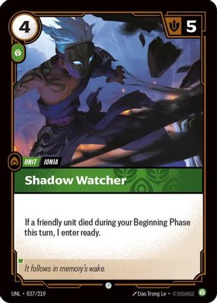 [RFB] Shadow Watcher (Foil) (037/219) - Unleashed