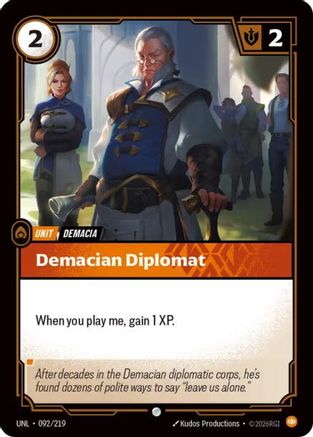 [RFB] Demacian Diplomat (Foil) (092/219) - Unleashed