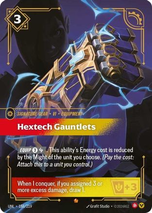 [RFB] Hextech Gauntlets (Foil) (188/219) - Unleashed