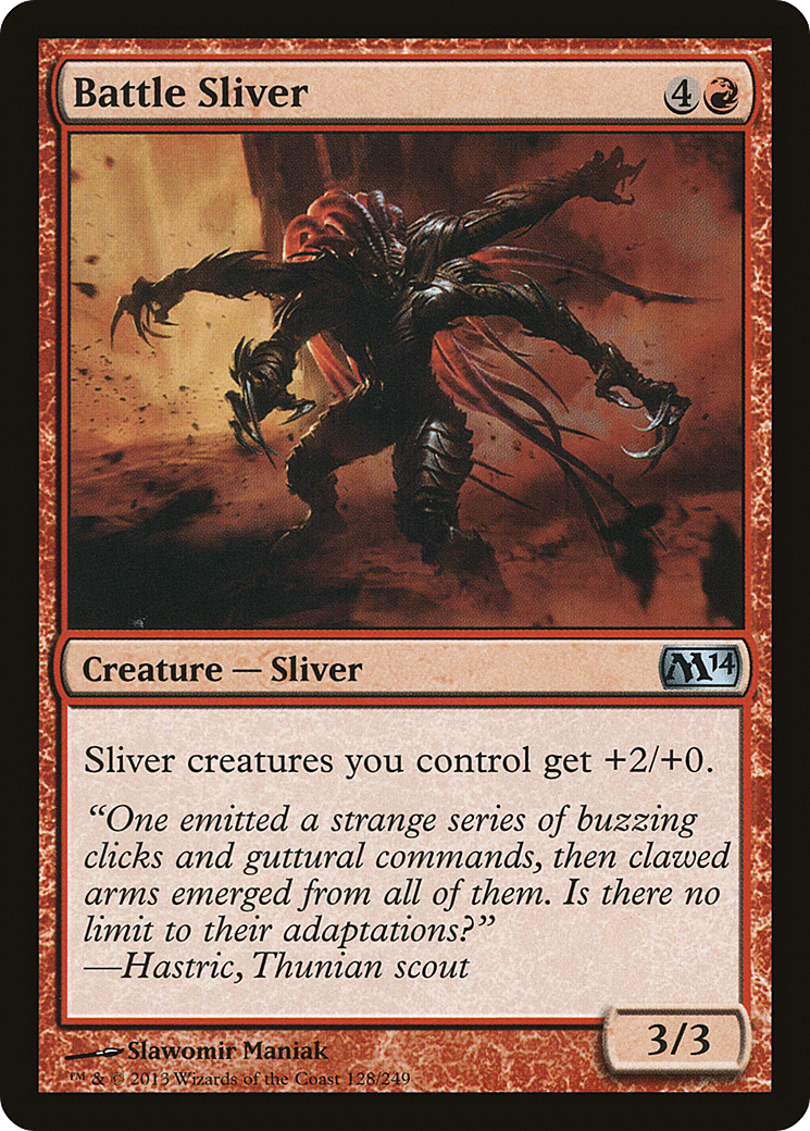 {C} Battle Sliver [Magic 2014][M14 128]