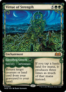 {@R} Virtue of Strength // Garenbrig Growth (Showcase) [Wilds of Eldraine][WOE 284]