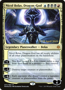 {R} Nicol Bolas, Dragon-God [War of the Spark Prerelease Promos][PR WAR 207]