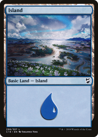 {B}[C18 298] Island (298) [Commander 2018]