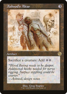 {R} Ashnod's Altar (Retro Schematic) [The Brothers' War Retro Artifacts][BRR 067]