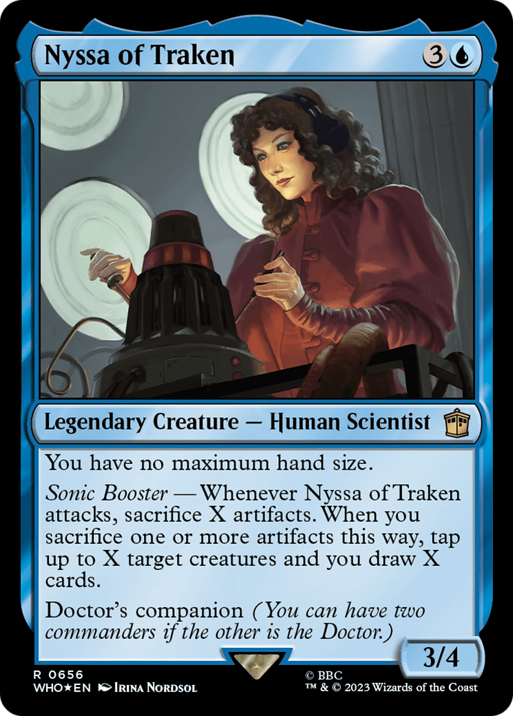 {R} Nyssa of Traken (Surge Foil) [Doctor Who][WHO 656]