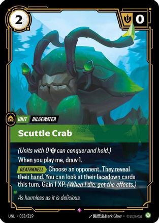 [RFB] Scuttle Crab (Foil) (053/219) - Unleashed