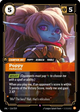 [RFB] Poppy - Paragon (Foil) (116/219) - Unleashed