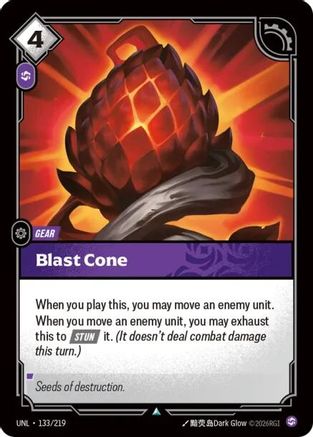 [RFB] Blast Cone (Foil) (133/219) - Unleashed