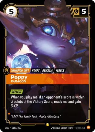 [RFB] Poppy - Paragon (Alternate Art) (Foil) (116a/219) - Unleashed