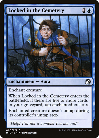 {C} Locked in the Cemetery [Innistrad: Midnight Hunt][MID 060]