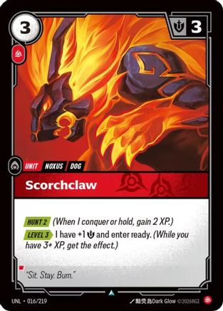 [RFB] Scorchclaw (Foil) (016/219) - Unleashed