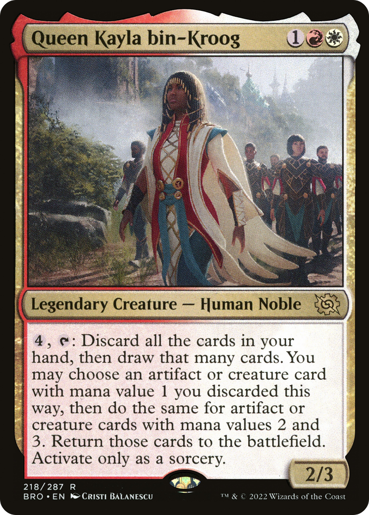 {R} Queen Kayla bin-Kroog [The Brothers' War][BRO 218]