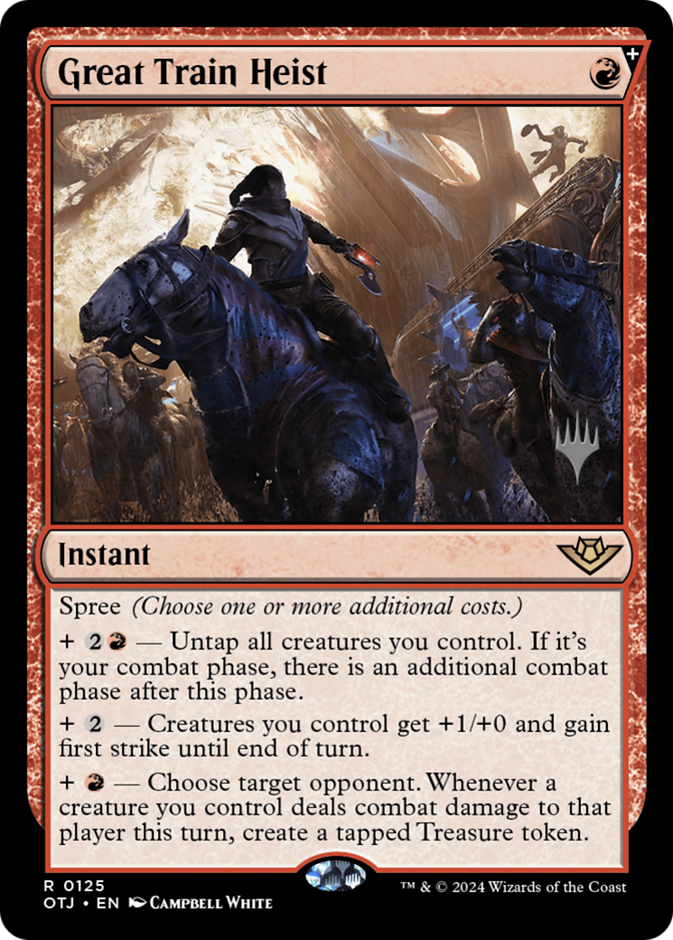 {@R} Great Train Heist (Promo Pack) [Outlaws of Thunder Junction Promos][PP OTJ 125]