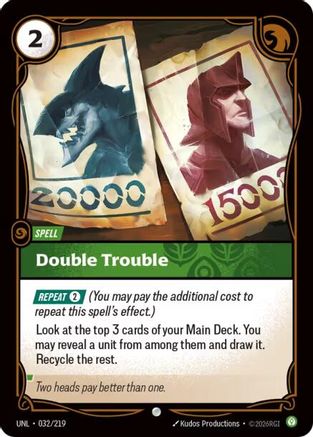 [RFB] Double Trouble (Foil) (032/219) - Unleashed