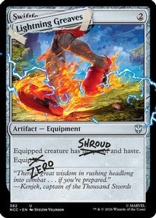 {C} Lightning Greaves (382) (Foil) [SLD 382]