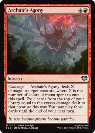 Archaic's Agony [SOS 107]  Foil