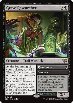 Grave Researcher [SOS 085]  Foil