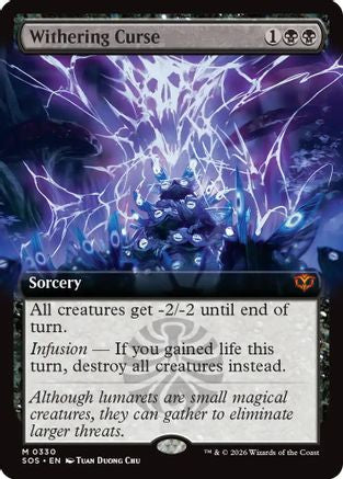 Withering Curse (Extended Art) [SOS 330]  Foil