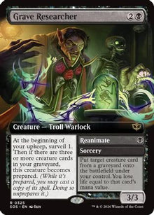 {@@SOS R} Grave Researcher (Extended Art) [SOS 325]