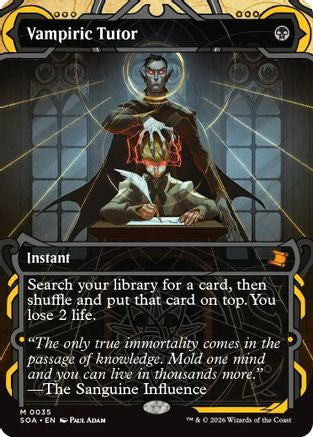 Vampiric Tutor [SOA 035]  Foil