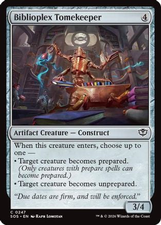 Biblioplex Tomekeeper [SOS 247]  Foil