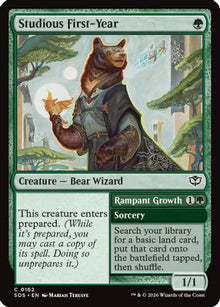 {@@SOS C} Studious First-Year (Foil) [SOS 162]