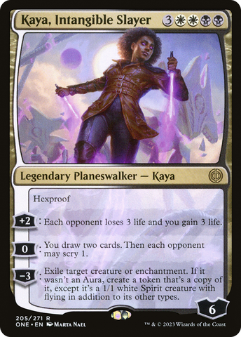{R} Kaya, Intangible Slayer [Phyrexia: All Will Be One][ONE 205]