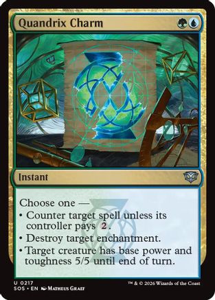 Quandrix Charm [SOS 217]  Foil