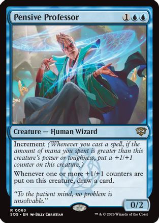 Pensive Professor [SOS 063]  Foil