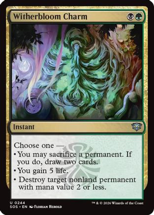 Witherbloom Charm [SOS 244]  Foil