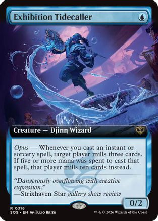 Exhibition Tidecaller (Extended Art) [SOS 316]  Foil