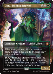 {@@SOC R} Dina, Essence Brewer (Borderless) (Foil) [SOC 001]