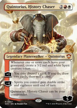 Quintorius, History Chaser (Borderless) [SOC 007]  Foil