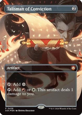 Talisman of Conviction (Borderless) [SOC 428]  Foil