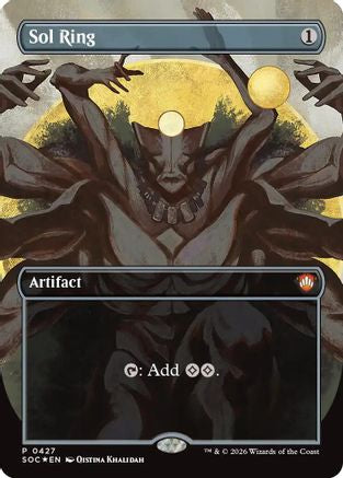 {@@SOC R} Sol Ring (Borderless) (Foil) [SOC 427]