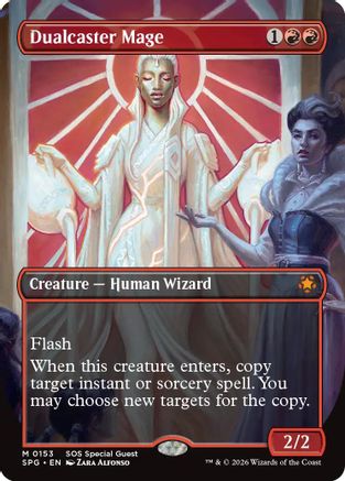 Dualcaster Mage (Borderless) [SPG 153]  Foil