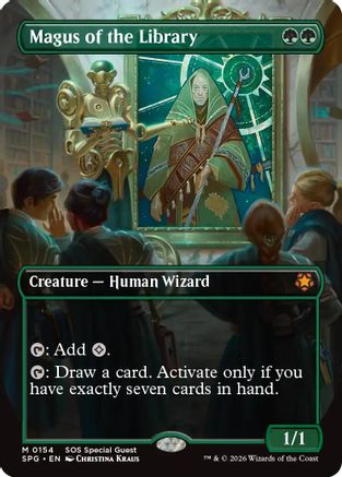 Magus of the Library (Borderless) [SPG 154]