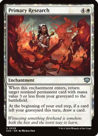 Primary Research [SOS 026]  Foil