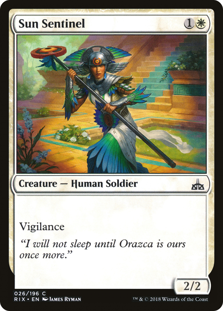 {C} Sun Sentinel [Rivals of Ixalan][RIX 026]