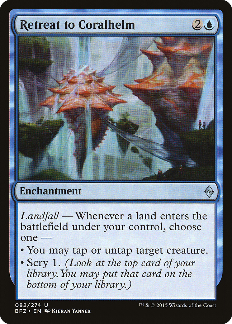 {C} Retreat to Coralhelm [Battle for Zendikar][BFZ 082]